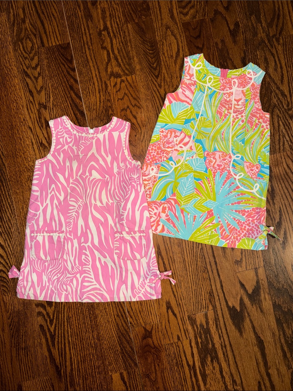 2 Lilly Pulitzer Shift Dresses Girls 4T